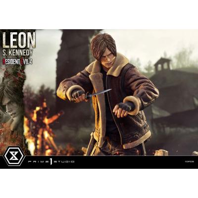 Resident Evil 4 Estatua Ultimate Premium Masterline Series 1/4 Leon S. Kennedy Bonus Ver. 64 cm