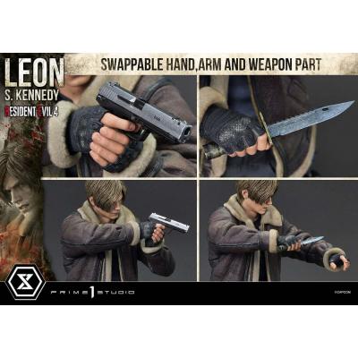 Resident Evil 4 Estatua Ultimate Premium Masterline Series 1/4 Leon S. Kennedy Bonus Ver. 64 cm