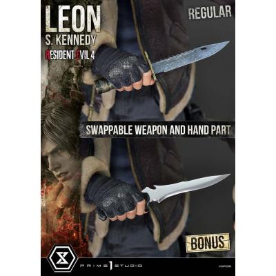 Resident Evil 4 Estatua Ultimate Premium Masterline Series 1/4 Leon S. Kennedy Bonus Ver. 64 cm