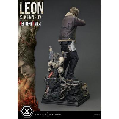 Resident Evil 4 Estatua Ultimate Premium Masterline Series 1/4 Leon S. Kennedy Bonus Ver. 64 cm