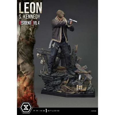 Resident Evil 4 Estatua Ultimate Premium Masterline Series 1/4 Leon S. Kennedy Bonus Ver. 64 cm