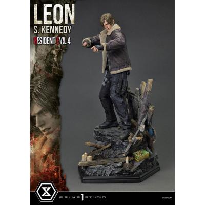 Resident Evil 4 Estatua Ultimate Premium Masterline Series 1/4 Leon S. Kennedy Bonus Ver. 64 cm