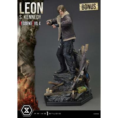 Resident Evil 4 Estatua Ultimate Premium Masterline Series 1/4 Leon S. Kennedy Bonus Ver. 64 cm