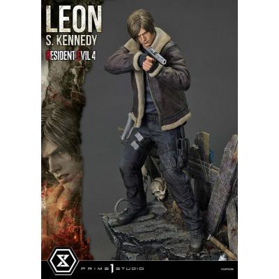 Resident Evil 4 Estatua Ultimate Premium Masterline Series 1/4 Leon S. Kennedy Bonus Ver. 64 cm