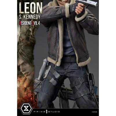 Resident Evil 4 Estatua Ultimate Premium Masterline Series 1/4 Leon S. Kennedy Bonus Ver. 64 cm
