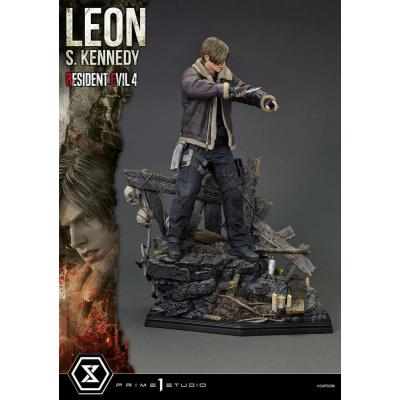 Resident Evil 4 Estatua Ultimate Premium Masterline Series 1/4 Leon S. Kennedy Bonus Ver. 64 cm