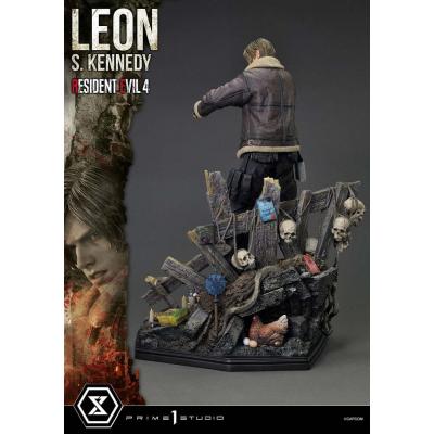 Resident Evil 4 Estatua Ultimate Premium Masterline Series 1/4 Leon S. Kennedy Bonus Ver. 64 cm