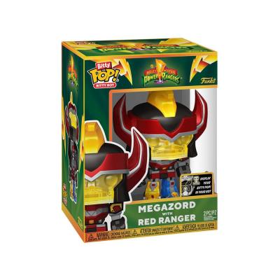 Mighty Morphin Power Rangers Pack de 4 Figuras Bitty POP! Bots PR-Megazord 2,5 cm