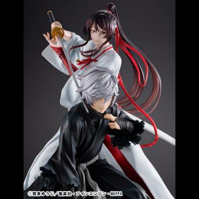Hell´s Paradise Pack de 2 Estatuas PVC Lucrea Gabimaru & Sagiri Yamada Asaemon 20 cm