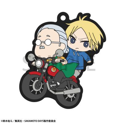 Sakamoto Days Colgantes Caucho Rubber Mascot Buddycolle 7 cm Surtido (6)