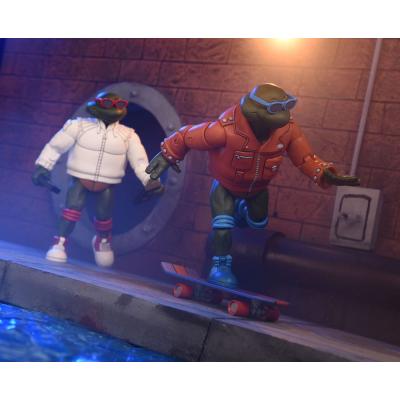 Tortugas Ninja (Cartoon) Figura Punk Leo and Punk Raph 2 Pack 18 cm