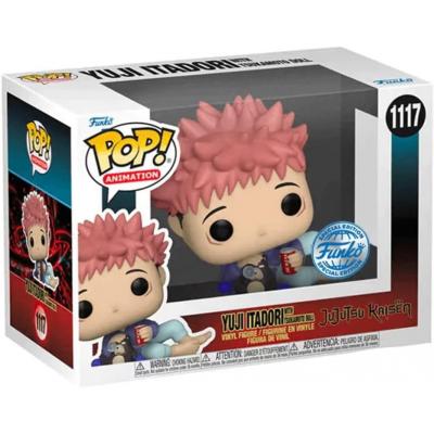 Jujutsu Kaisen Figura POP! Animation Vinyl Itadori w/ Tsukamoto Doll 9 cm