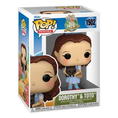 El mago de Oz POP & Buddy! Movies Vinyl Figura Dorothy w/Toto 9 cm