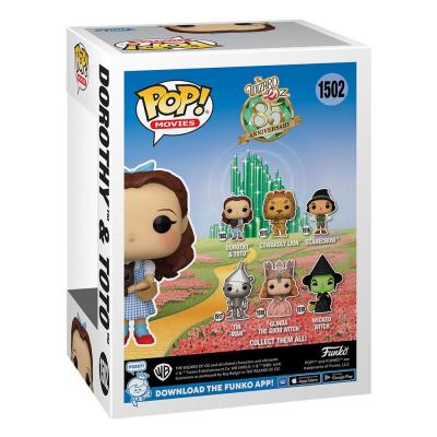 El mago de Oz POP & Buddy! Movies Vinyl Figura Dorothy w/Toto 9 cm