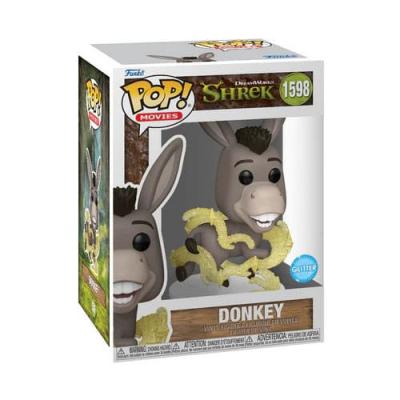 Shrek Figura POP! Movies Vinyl 30th Anniversary Donkey 9 cm