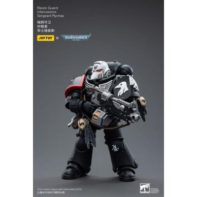 Warhammer 40k Figura 1/18 Raven Guard Intercessors Sergeant Rychas 12 cm