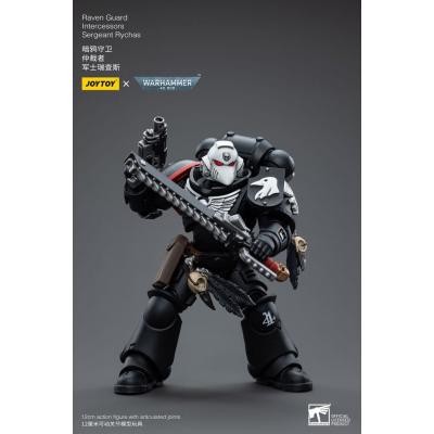 Warhammer 40k Figura 1/18 Raven Guard Intercessors Sergeant Rychas 12 cm