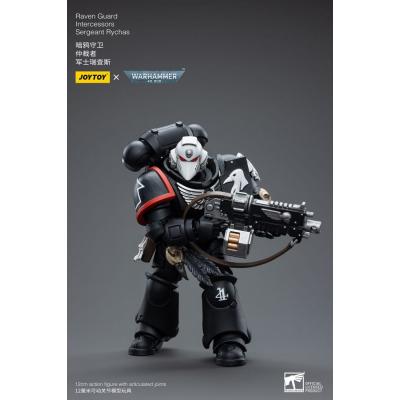 Warhammer 40k Figura 1/18 Raven Guard Intercessors Sergeant Rychas 12 cm