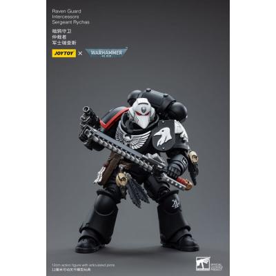 Warhammer 40k Figura 1/18 Raven Guard Intercessors Sergeant Rychas 12 cm