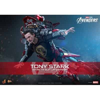 Los Vengadores Figura Movie Masterpiece 1/6 Tony Stark (Mark VII Suit-Up Version) 31 cm
