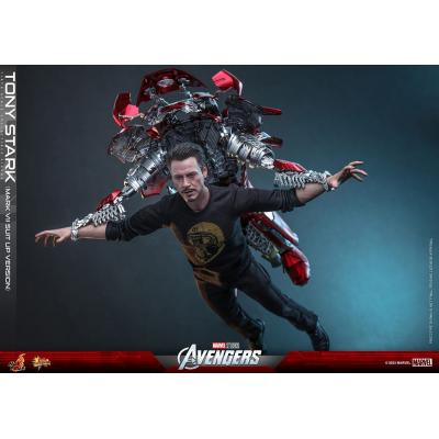 Los Vengadores Figura Movie Masterpiece 1/6 Tony Stark (Mark VII Suit-Up Version) 31 cm