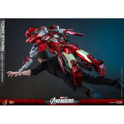 Los Vengadores Figura Movie Masterpiece 1/6 Tony Stark (Mark VII Suit-Up Version) 31 cm
