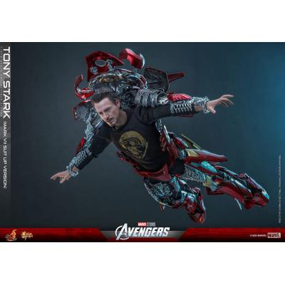 Los Vengadores Figura Movie Masterpiece 1/6 Tony Stark (Mark VII Suit-Up Version) 31 cm