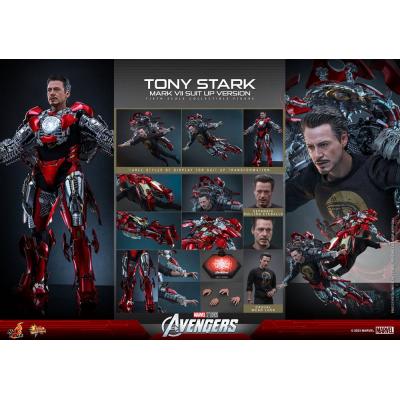 Los Vengadores Figura Movie Masterpiece 1/6 Tony Stark (Mark VII Suit-Up Version) 31 cm