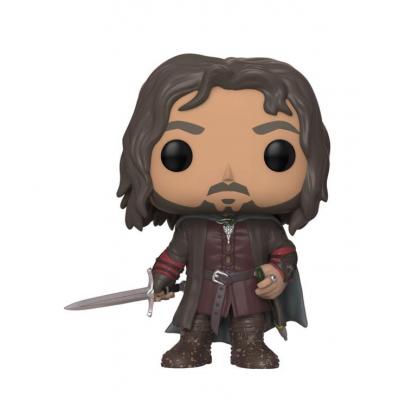 El Señor de los Anillos Figura POP! Movies Vinyl Aragorn 9 cm