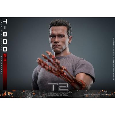 Terminator 2 Figura 1/6 Movie Masterpiece T-800 Battle 2.0 32 cm