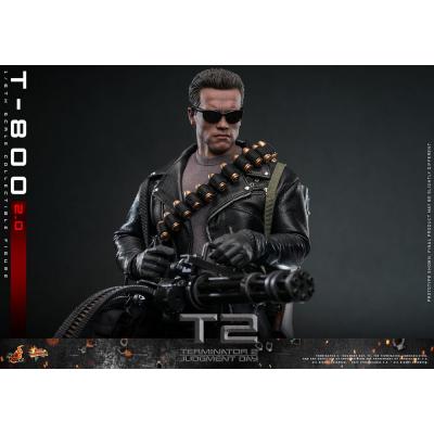 Terminator 2 Figura 1/6 Movie Masterpiece T-800 Battle 2.0 32 cm