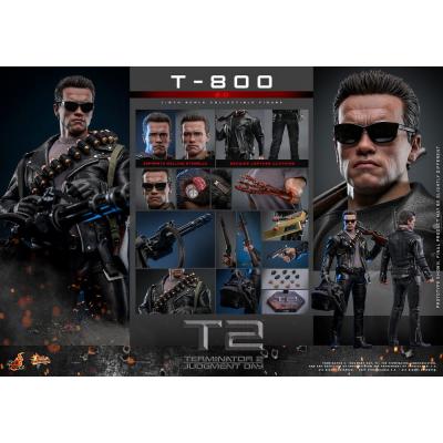 Terminator 2 Figura 1/6 Movie Masterpiece T-800 Battle 2.0 32 cm