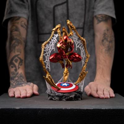 Marvel Estatua Art Scale Deluxe 1/10 Spider-man Iron Armor Comics (CCXP Exclusive 2024) 24 cm