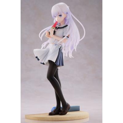 Summer Pockets REFLECTION BLUE Estatue PVC 1/7 Shiroha Naruse 24 cm