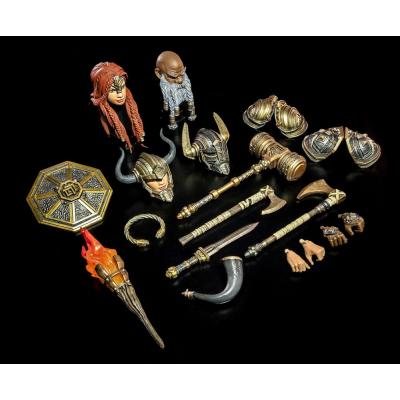 Mythic Legions: Rising Sons Pack de 2 Figuras Exiles From Under the Mountain 15 cm