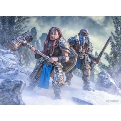 Mythic Legions: Rising Sons Pack de 2 Figuras Exiles From Under the Mountain 15 cm