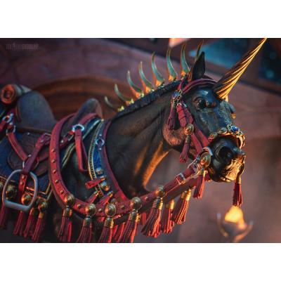 Mythic Legions: Rising Sons Figura Uumbra (Unicorn Steed) 15 cm
