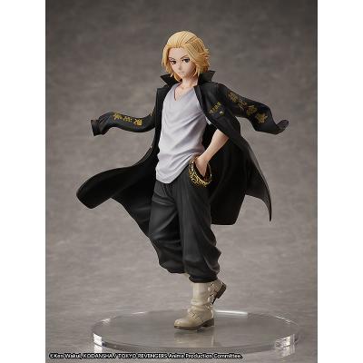 Tokyo Revengers Set de Estatua y Anillo PVC 1/8 Manjiro Sano 21 cm - talla de anillo 17
