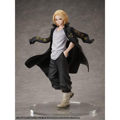 Tokyo Revengers Set de Estatua y Anillo PVC 1/8 Manjiro Sano 21 cm - talla de anillo 17
