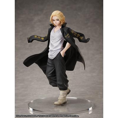Tokyo Revengers Set de Estatua y Anillo PVC 1/8 Manjiro Sano 21 cm - talla de anillo 17