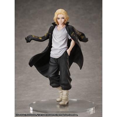 Tokyo Revengers Set de Estatua y Anillo PVC 1/8 Manjiro Sano 21 cm - talla de anillo 17