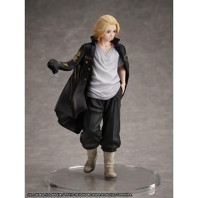 Tokyo Revengers Set de Estatua y Anillo PVC 1/8 Manjiro Sano 21 cm - talla de anillo 17