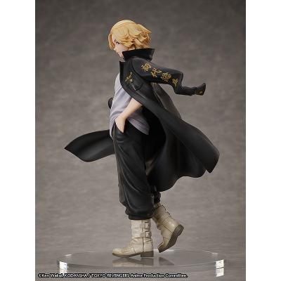 Tokyo Revengers Set de Estatua y Anillo PVC 1/8 Manjiro Sano 21 cm - talla de anillo 17