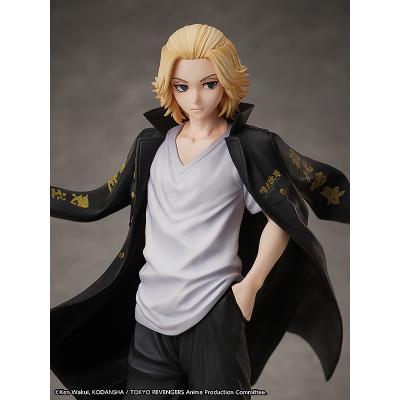 Tokyo Revengers Set de Estatua y Anillo PVC 1/8 Manjiro Sano 21 cm - talla de anillo 17