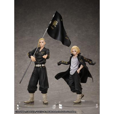 Tokyo Revengers Set de Estatua y Anillo PVC 1/8 Manjiro Sano 21 cm - talla de anillo 17