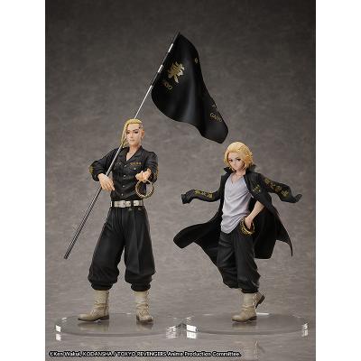 Tokyo Revengers Set de Estatua y Anillo PVC 1/8 Manjiro Sano 21 cm - talla de anillo 17