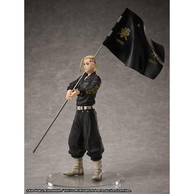 Tokyo Revengers Set de Estatua y Anillo PVC 1/8 Ken Ryuguji 30 cm - talla de anillo 13
