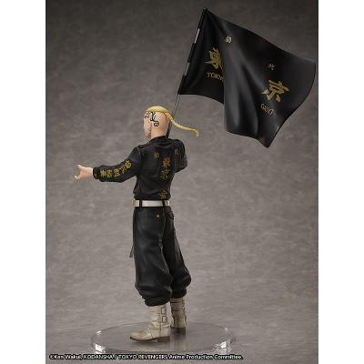 Tokyo Revengers Set de Estatua y Anillo PVC 1/8 Ken Ryuguji 30 cm - talla de anillo 13