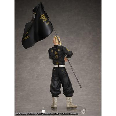 Tokyo Revengers Set de Estatua y Anillo PVC 1/8 Ken Ryuguji 30 cm - talla de anillo 13