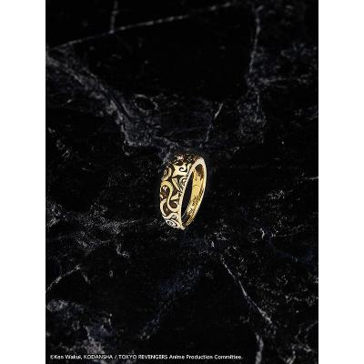 Tokyo Revengers Set de Estatua y Anillo PVC 1/8 Ken Ryuguji 30 cm - talla de anillo 13